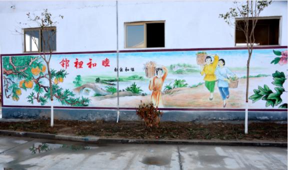 原阳县乡镇文化墙 乡风文明焕发新活力