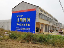 原阳县农村墙体广告在不同形式上面展现的不同特色